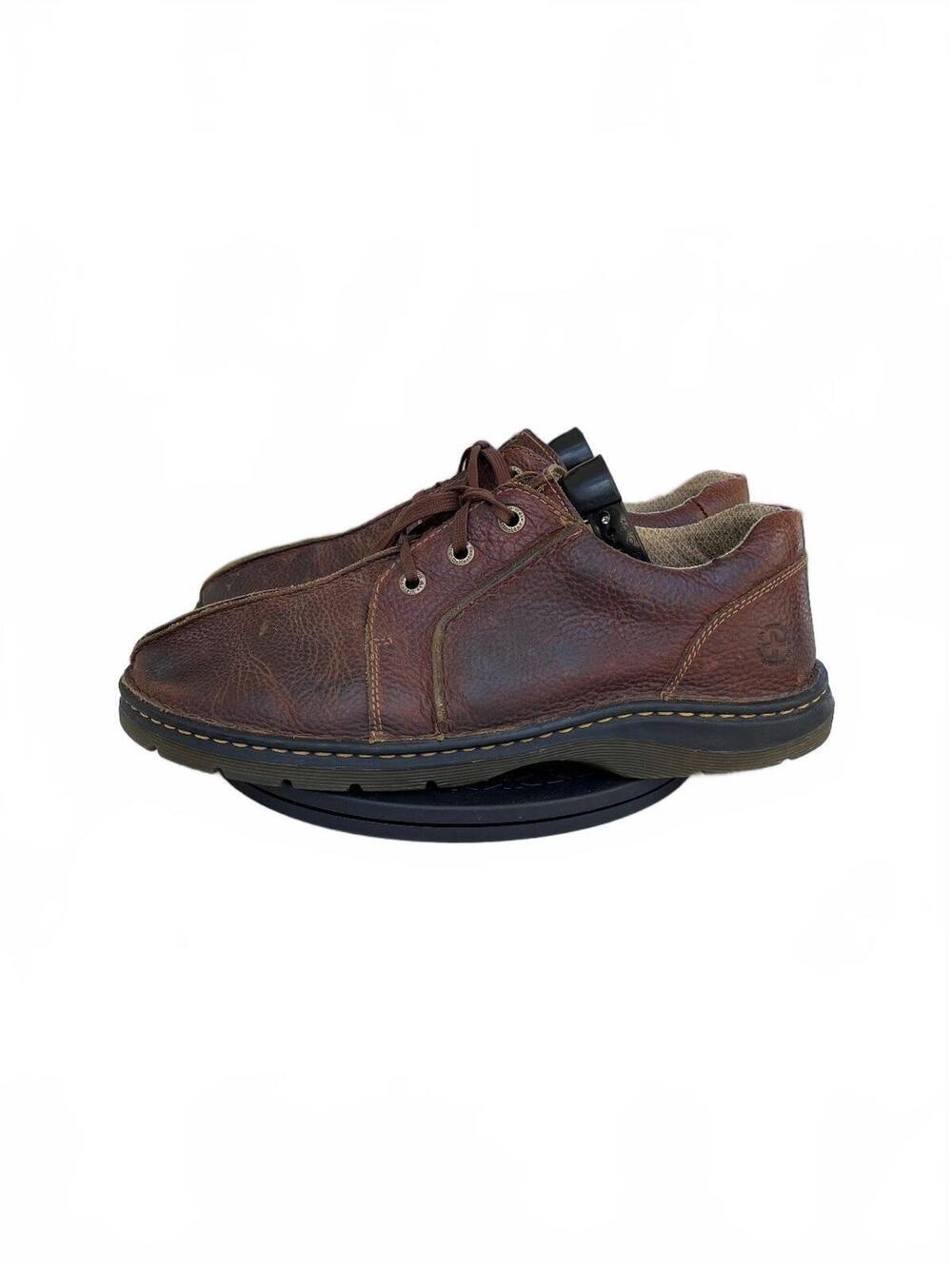 Dr. Martens Men's Brown Leather Lace-Up Casual Shoes Size 12 US